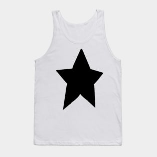 Minimal Chonk Black Star Tank Top